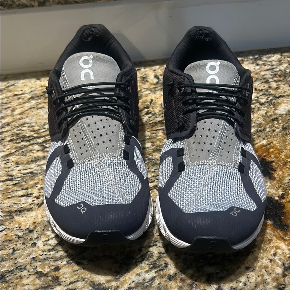 On Running Charcoal and Ash Sneakers
